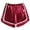 Wine, variant on Kaemgyyd Satin Shorts for Women Soft Comfy Silk Pajama Shorts Fashion Loose Elastic Waist Wide Leg Running Shorts