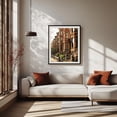 thumbnail image 6 of Park Slope Brownstones 03 - Brooklyn New York Photography Architecture City Street Photography Vintage Black Framed Wall Art Print 9 x 12 inches, 6 of 8