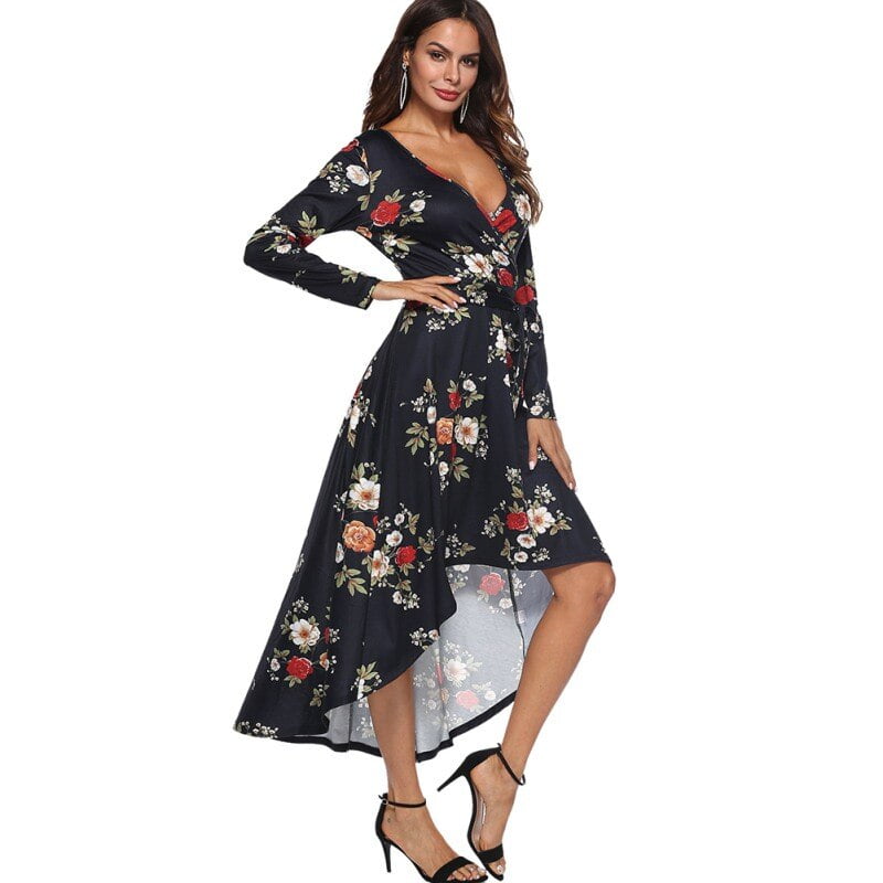 mid calf dresses with sleeves