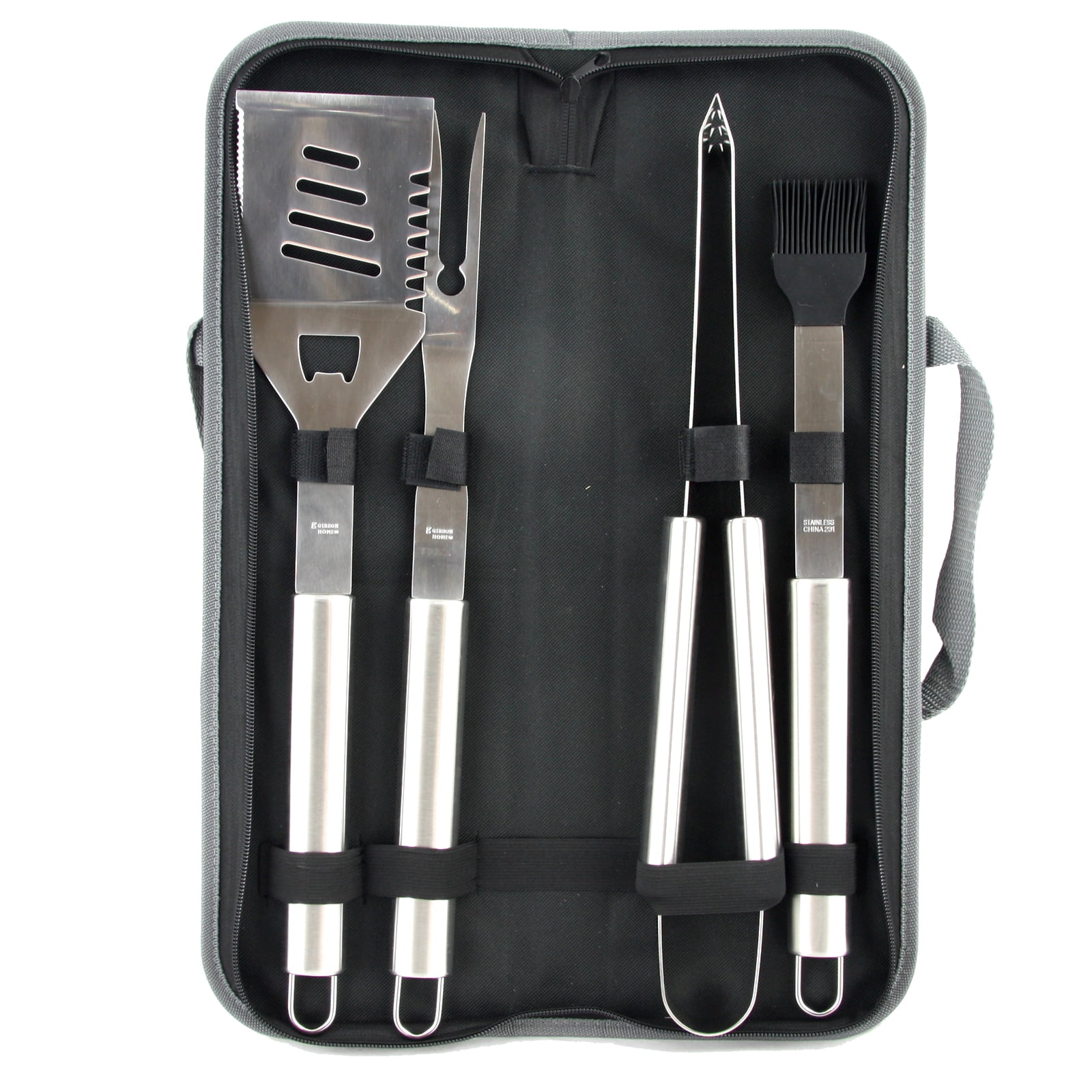 BBQ Grill Tool Set- Stainless Steel Barbecue Grilling Accessories with 7  Utensils and, 1 unit - Kroger