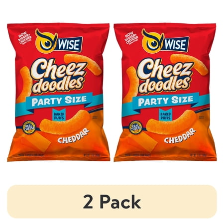 (2 pack) Wise Cheez Doodle Party Size