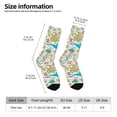 thumbnail image 2 of Balery Sea Animal Calcetas Largas con Estampado para Hombre y Mujer – Suaves y Transpirables, Talla Única (US 5-11), 2 of 6