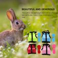 thumbnail image 3 of 4Pcs Rabbit Hamster Cool Mesh Vest Harness with Leash for Outdoor Walking, 3 of 9