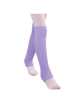 2 Pairs Stirrup Leg Warmers Straight Over the Knee Socks Ballet