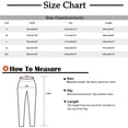 thumbnail image 3 of Women's Pants Women'S Spring And Summer Wide Leg Pants Solid Color Cotton High Waisted Casual Pants,Gray Women's Casual Pants XXL, 3 of 6