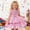 Pink, variant on Holiday Dress Cartoon Birthday Dress for Girls Toddler Tea Party Dress 2T