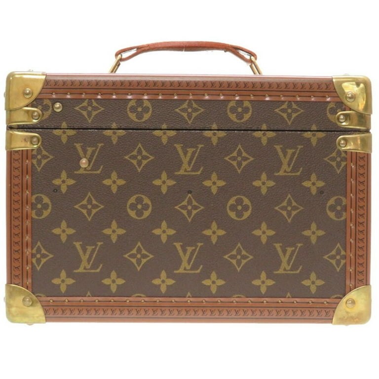 used Pre-owned Louis Vuitton Monogram Bowat Flacon M21828 Makeup Box Case Trunk (Fair), Adult Unisex, Size: (HxWxD): 21cm x 22cm x 30cm / 8.26'' x