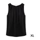 thumbnail image 2 of Guardurnaity Nueva blusa informal sin mangas con cuello de gasa a la moda para mujer de verano Ropa interior Negro SG Guardurnaity FS5367-04, 2 of 6