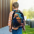 thumbnail image 6 of Disketp Yellow Fish Seahorse Backpack - Comfortable Daypack with The right laptop for you Spacious Main Compartment & other poket - {designName} print, 6 of 6