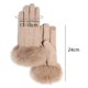 thumbnail image 2 of Guantes de invierno Pantalla táctil para enviar mensajes de texto Guantes para clima frío con forro cálido Kuyhfg Bienvenido a Kuyhfg, 2 of 5
