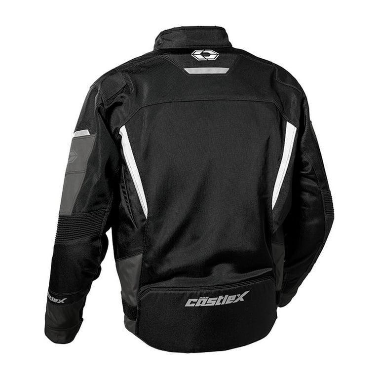 Castle Max Air Mens Textile Motorcycle Jacket Black/Charcoal