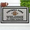 thumbnail image 2 of YDLCAFD Heated Couch Blanket Football Them Funny Welcome Doormat Non Mat Mat Funny Home Mats for In Door Entrance Door Mat Welcome Mat for Indoor Outdoor Football Rug and Mat, 2 of 5