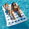 thumbnail image 2 of Swim Central Inflatable Dual Window Pool Air Mattress - 76" - Blue and White, 2 of 4