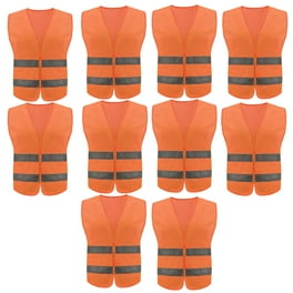 Gilet de Running Réfléchissant Haute Visibilité avec Lumière Stroboscopique Vêtements de travail routier Taille Unique Noir - Sport