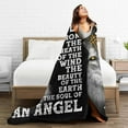 thumbnail image 7 of Kuscheln Wolf Blanket for Girls Boys Motivational Quotes Throw Blankets Wildlife Wolf Fleece Cozy Throws Warm Soft Fuzzy Stuffed Animal Plush Decor for Sofa Bed Gifts, 7 of 7