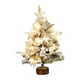 thumbnail image 3 of Fiudx Ofertas relámpago Árbol de Navidad con copos de nieve, simulación prémium, árbol de Navidad artificial, material de PVC, fácil de instalar, 3 of 7