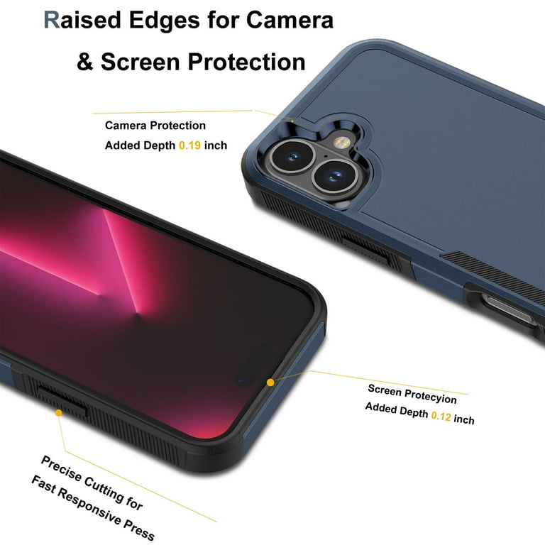 for iPhone 16,16 Pro,16 Plus,16 Pro Max Case,Heavy Duty for iPhone 16,16 Pro,16 Plus,16 Pro Max Case,Heavy Duty
