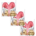 thumbnail image 7 of SKYSONIC Merry Christmas Gnome Baby Muslin Washcloths Face Towel, Watercolor Pink Heart Burp Cloths Cotton Wipes 5 PCS Infant Wash Cloth for Newborn Boys Girls 12"x12", 7 of 7