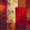 thumbnail image 2 of Verbeek-Van Den Broek 26x26 White Modern Wood Framed Museum Art Print Titled - Buddha I, 2 of 4