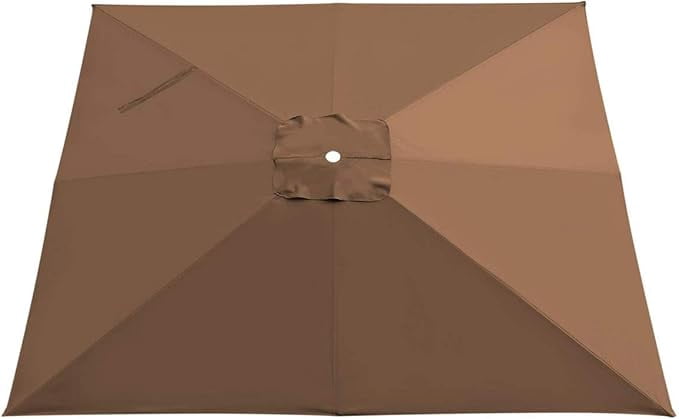 ALUVIERA Replacement Umbrella Canopy for 8.2ft x 8.2 ft 8 ribs