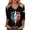 BlackB&24^0429L, variant on S-5XL 1776-2026 USA 250th Anniversary Shirt Flag Print 3/4 Length Sleeve 4th of July Outfits for Women We the People Celebration Freedom Patriotic Shirt Women