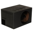 thumbnail image 1 of Q-Power Single 8 Inch Vented Ported Car Subwoofer Sub Box Enclosure (2 Pack), 1 of 6
