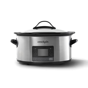 Crock-Pot 6-Quart Slow Cooker with MyTime Technology, Stainless