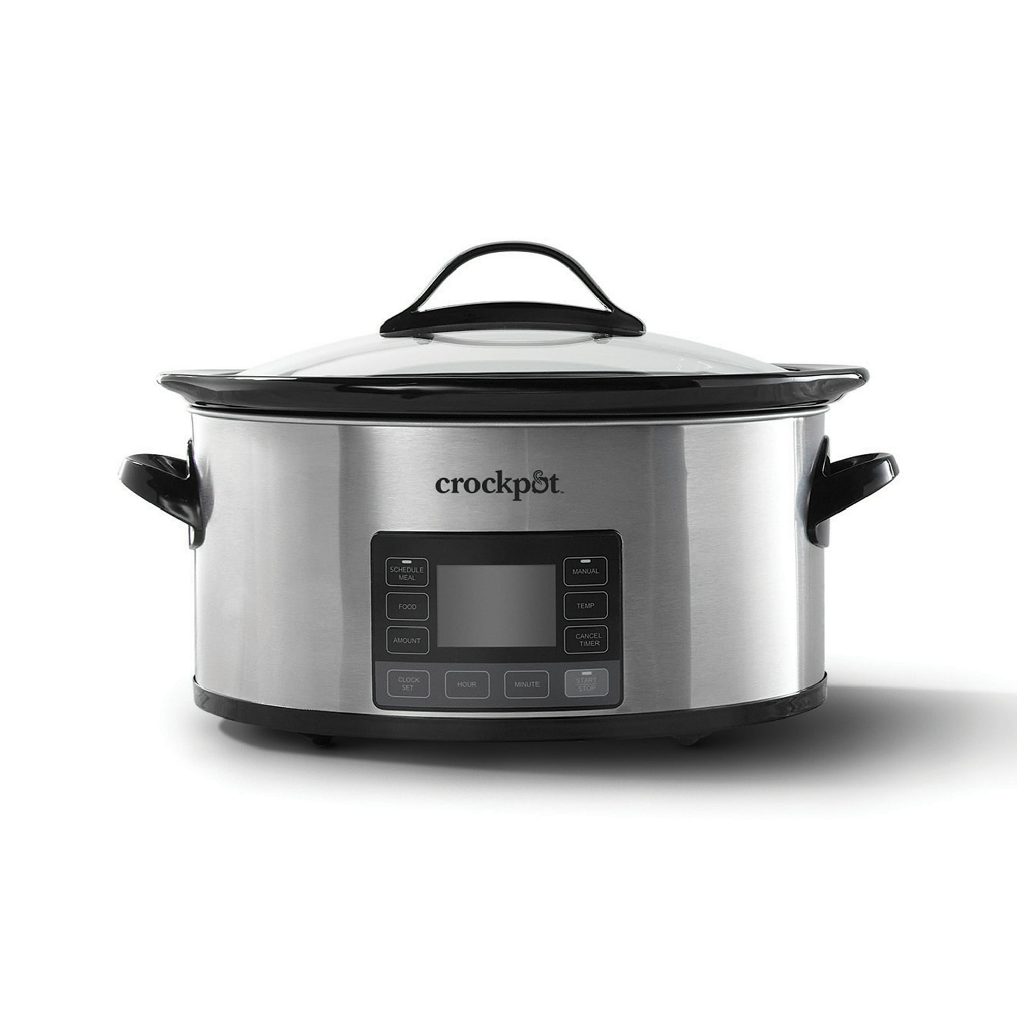 Crockpot™ 6-Quart Slow Cooker with MyTime™ Technology, Programmable Slow Cooker, Stainless Steel