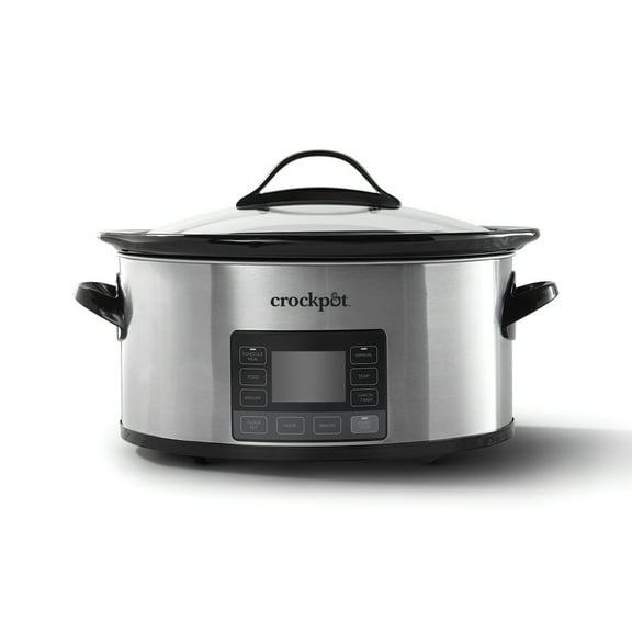 Crockpotâ„¢ 6-Quart Slow Cooker with MyTimeâ„¢ Technology, Programmable Slow Cooker, Stainless Steel