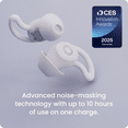 thumbnail image 4 of Ozlo Sleepbuds - Award-Winning Side Sleeper Approved Sleep Earbuds - Exceptionally Tiny, Ultra-Comfort - Advanced Noise-Masking, Snore Blocking - All-Night Battery, 4 of 9