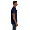 thumbnail image 3 of The Hanes Mens 45 oz, 100% Ringspun Cotton nano-T T-Shirt - NAVY - XL, 3 of 4