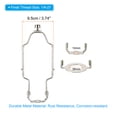 thumbnail image 2 of Uxcell 8 9 10 11 Inch Lamp Harp Kit with Finial, Adjustable Lamp Shade Bracket Holder with Light Base for Lamp, Silver, 2 of 6