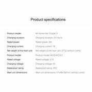 MIJIA Hair Clipper 2, Professional Cordless Hair & Beard Trimmer, IPX7 Waterproof, Wireless Haircut Machine
