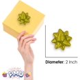thumbnail image 3 of PMU Decorative Star Gift Bows Small 2in Yellow (12/Pkg) Pkg/1, 3 of 7