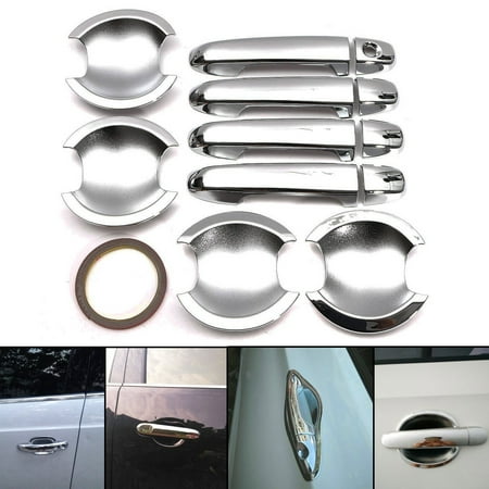 For Toyota Camry 2012 2013 2014 Chrome Door Handle Cover Cup Bowl Trim Decor - 