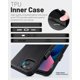 thumbnail image 5 of OCASE - Funda tipo cartera compatible con iPhone 13, de piel sintética, con tarjetero, función atril y bloqueo RFID [Carcasa interior de TPU a prueba de golpes], 6,1 pulgadas (2021) (Negro Litchi), 5 of 8