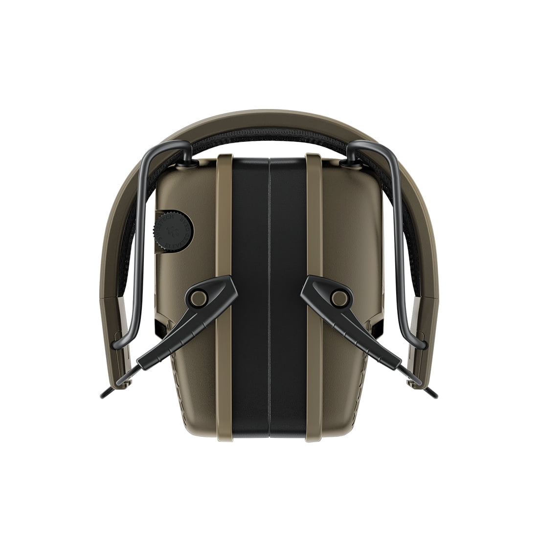 Swiss Tech Klarheit Bluetooth Electronic Hearing Protection, NRR 23 – Dual Power (Battery + Rechargeable), FDE