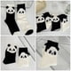 thumbnail image 3 of 2 pares de calcetines cálidos de panda, calcetines de media pantorrilla, calcetines casuales novedosos, calcetines de invierno, 3 of 5