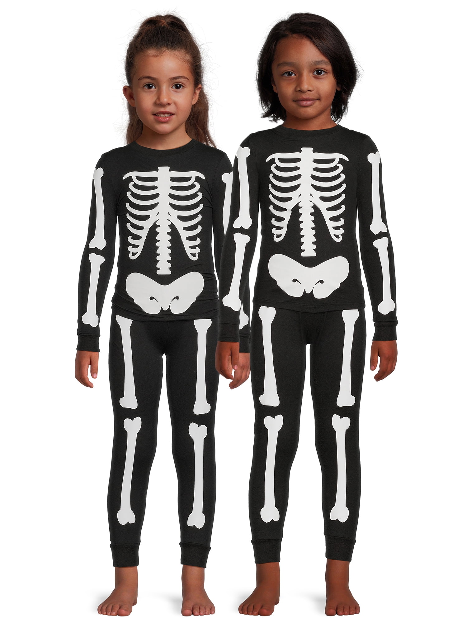Way to Celebrate Kids Halloween Family Pajama Set, 2-Piece, Sizes 6-12