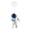 Blue, variant on Mdesiwst Fish Tank Ornament Creative Unfading Color Realistic Pollution-free Vivid Display Non-fading Aquarium Decor Accessories Simulation Astronaut for Underwater