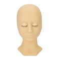 thumbnail image 2 of Cabeza De Maniquí, Práctica De Maquillaje Elástico De Alta Simulación Con Ojos De Molde De Cabeza Desmontable, Pestañas Postizas, Usos Para Maquillaje Para, 2 of 7