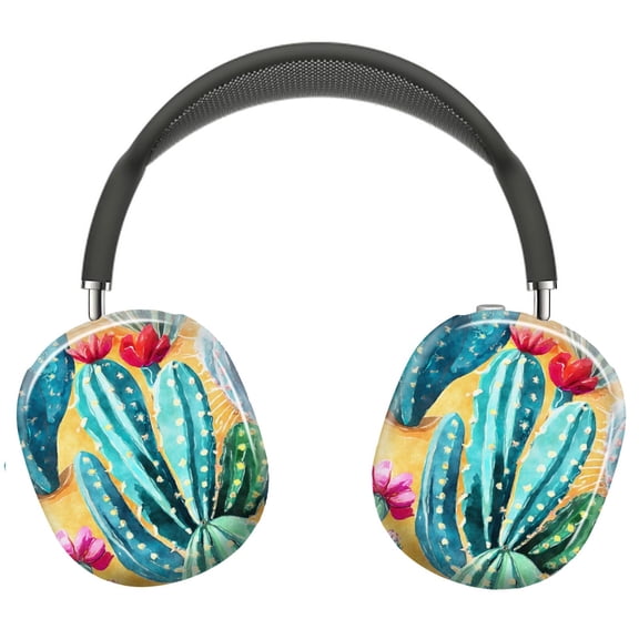 Protective Cover for AirPods Max Cactus012 Headphones Aesthetic Print Snap On Cases