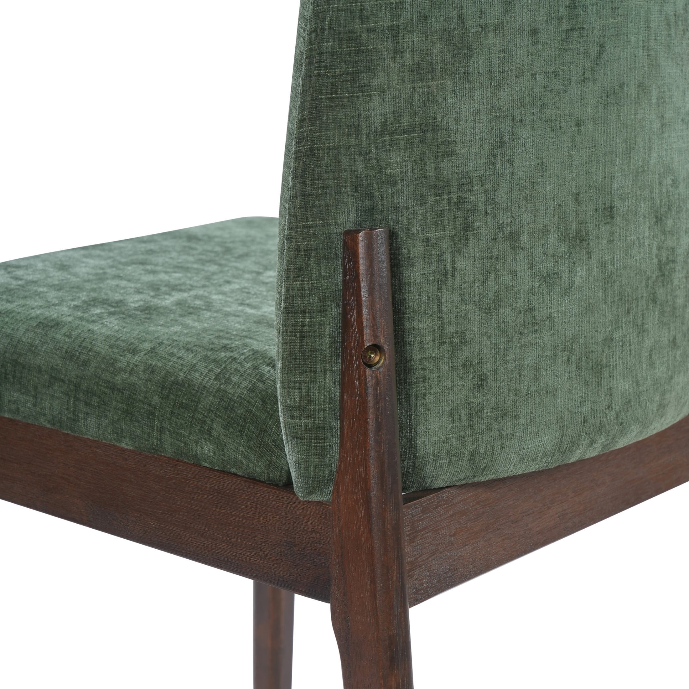 Christopher Knight Home 38"H Green Upholstered Counter Stools Set of 4, Walnut Finish Rubberwood Frame
