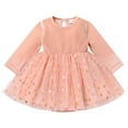 thumbnail image 2 of IBTOM CASTLE Toddler Girls Velvet Romper Tulle Tutu Dress + Cloak Baby Birthday Xmas Dress up Halloween Costume Fall Winter Outfits 3-4 Years Pink, 2 of 8