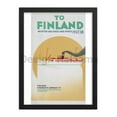 thumbnail image 3 of To Finland - Winter Sailings and Fares 1937/38 from the Finland Steamship Company Ltd. Framed Vintage Travel Poster, 3 of 11