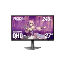 AOC 27" 240 Hz OLED QHD Gaming Monitor 2560 x 1440 (2K) sRGB (CIE1931): 147.7%, DCI-P3 (CIE1976): 110.2% AGON PRO AG276QZD2