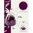 thumbnail image 5 of Otuo Preserved Flower Rose Gift in Glass of Angle, 【Small Size】 Eternal Flower Rose Present for Mothers Day, Angel Rose Gifts for Her, Grandma, Wife, Girlfriend (Purple), 5 of 6