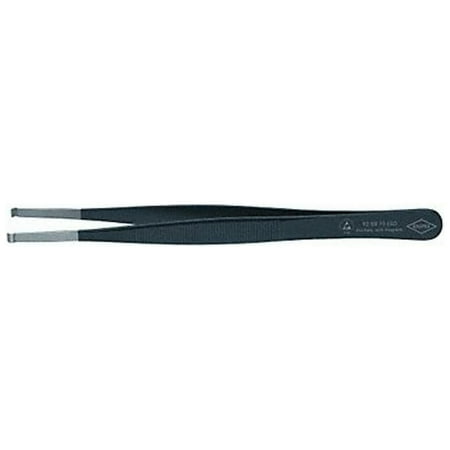 UPC: 0843221014643 | Knipex Tweezers ESD Straight 4-3/4 In SS 92 08 79 ESD