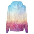 thumbnail image 5 of QQAMB Womens Oversized Hoodies Tie Dye Hooded Sweatshirts Casual Comfy Sweater Pullover Fall Winter Outfits with Pockets Hot Pink XL, 5 of 5