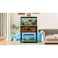 thumbnail image 6 of UVANIOHOM 20-29 Gallon Aquarium Stand, 330 lbs Capacity, Power Outlets & Storage Cabinet, Brown, 6 of 11